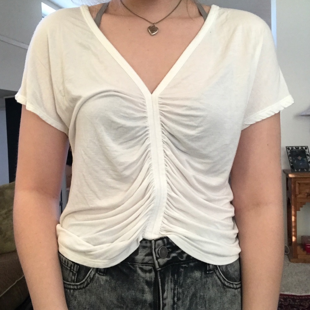 American Eagle ruched tee!